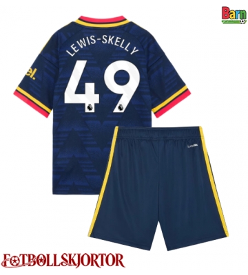 Arsenal Myles Lewis-Skelly #49 Borta Kläder Barn 2026-27 Kortärmad (+ Korta byxor)
